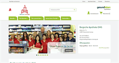 Desktop Screenshot of bergische-apotheke-remscheid.de